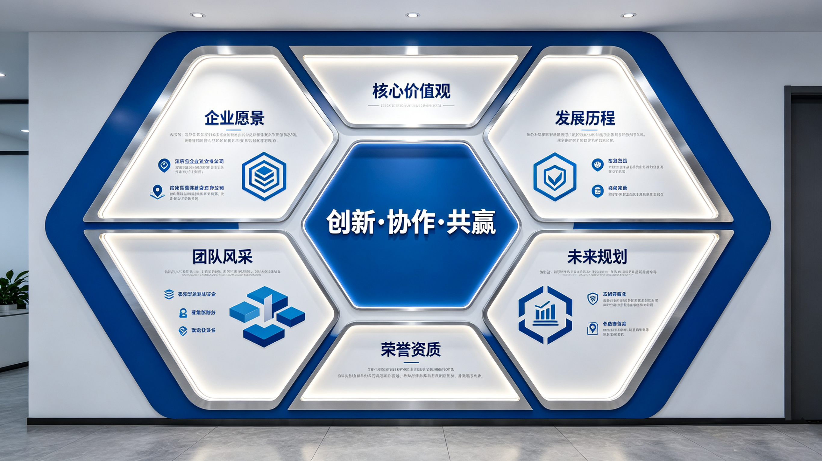 宝鸡企业文化墙六边形避坑指南（新手常犯5个错误）